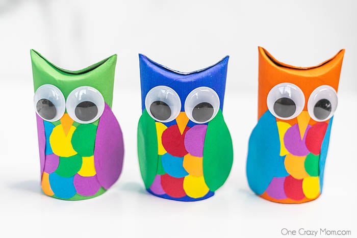 This adorable Owl toilet paper roll craft is so frugal to make and tons of fun. Save empty toilet paper rolls and transform them into this cute little owl. This adorable Owl toilet paper roll craft is so frugal to make and tons of fun. Save empty toilet paper rolls and transform them into this cute little owl.