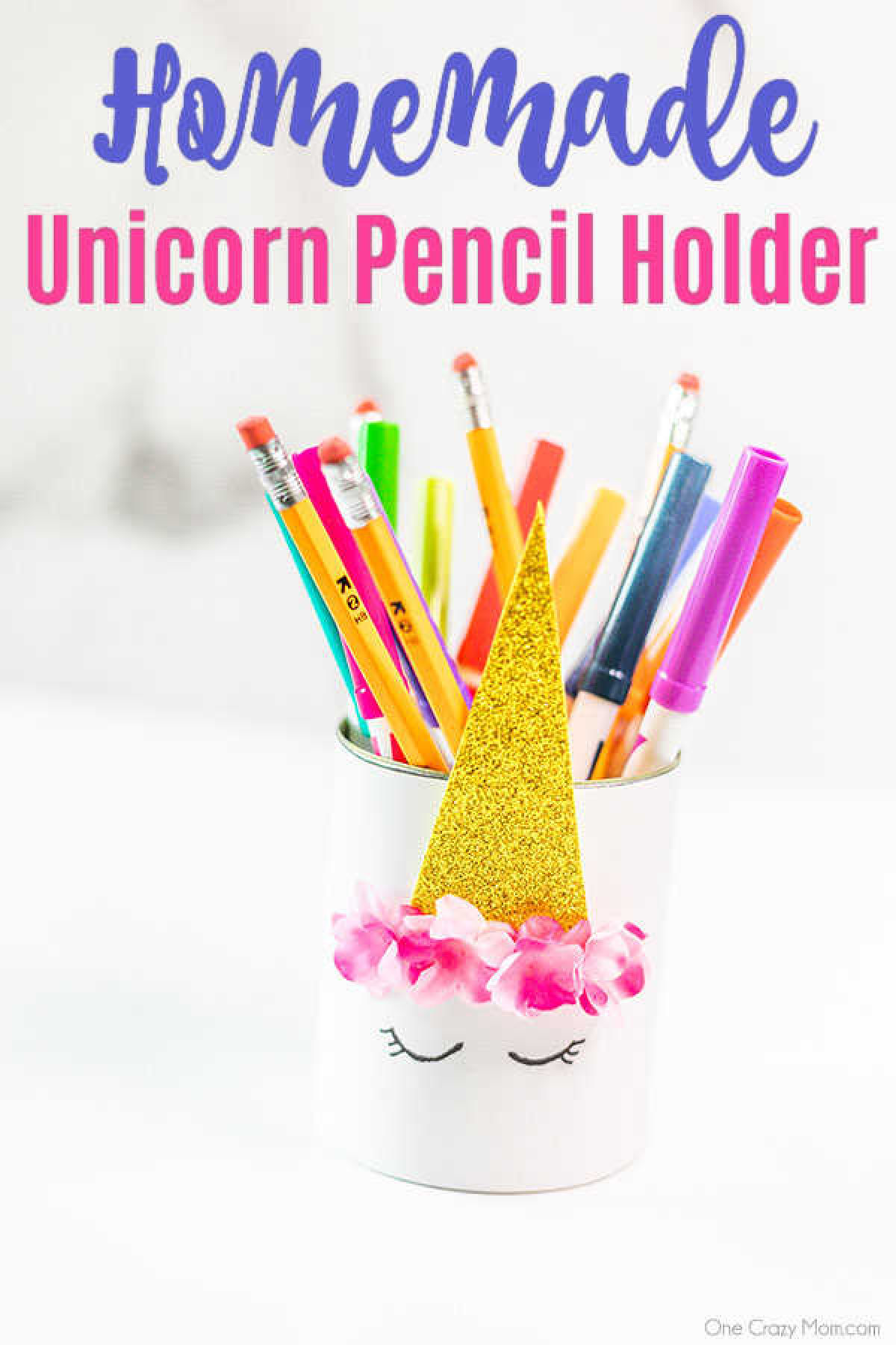 DIY unicorn pencil holder is an easy craft using dollar store supplies. Make this DIY Unicorn Craft for a fun way for kids to organize their pencils. DIY unicorn pencil holder is an easy craft using dollar store supplies. Make this DIY Unicorn Craft for a fun way for kids to organize their pencils.
