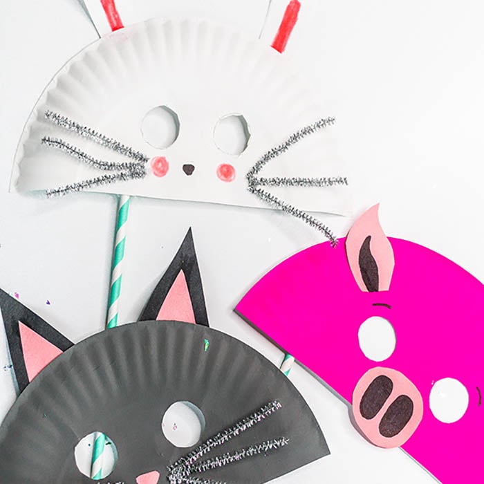 Animal paper plate masks are so simple and you probably already have all that you need at home! These are so easy that the kids can make several masks. Animal paper plate masks are so simple and you probably already have all that you need at home! These are so easy that the kids can make several masks.