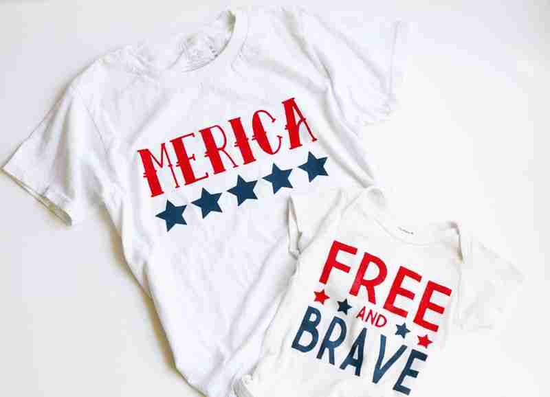 DIY 4th of July shirts.