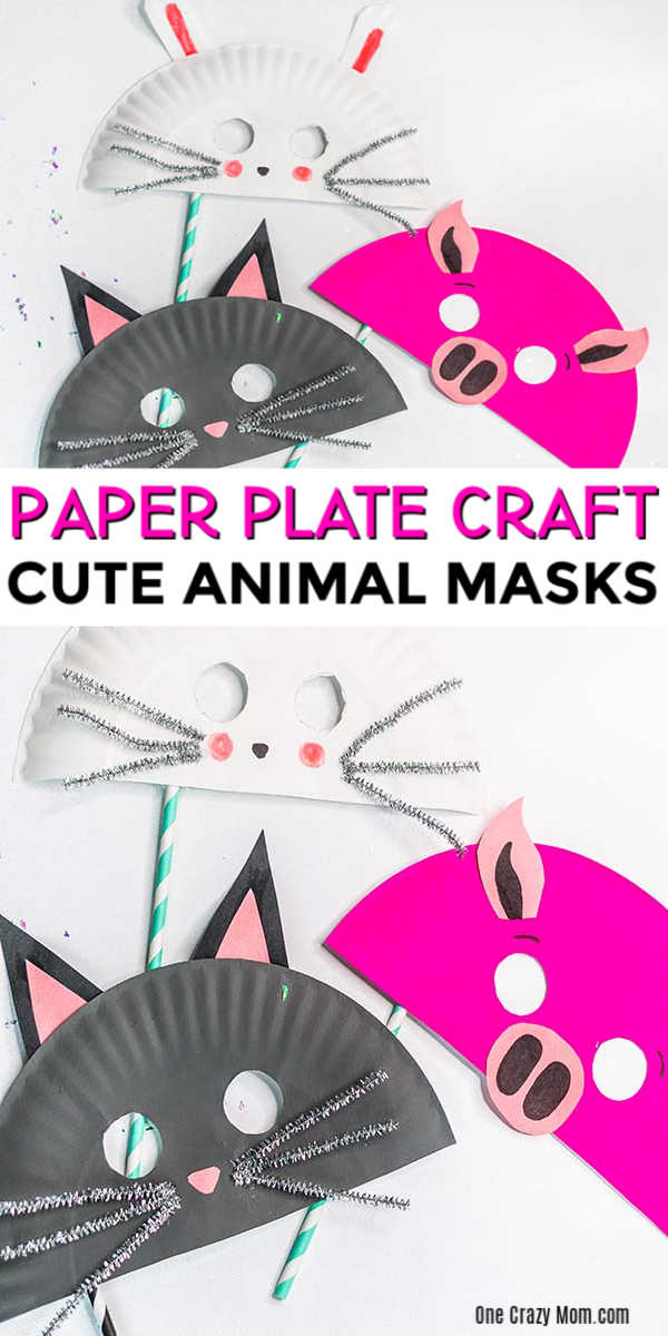 Animal paper plate masks are so simple and you probably already have all that you need at home! These are so easy that the kids can make several masks. Animal paper plate masks are so simple and you probably already have all that you need at home! These are so easy that the kids can make several masks.