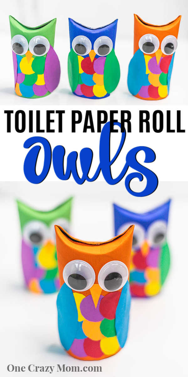 This adorable Owl toilet paper roll craft is so frugal to make and tons of fun. Save empty toilet paper rolls and transform them into this cute little owl. This adorable Owl toilet paper roll craft is so frugal to make and tons of fun. Save empty toilet paper rolls and transform them into this cute little owl.
