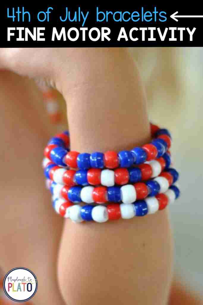 Red White and Blue Bracelets