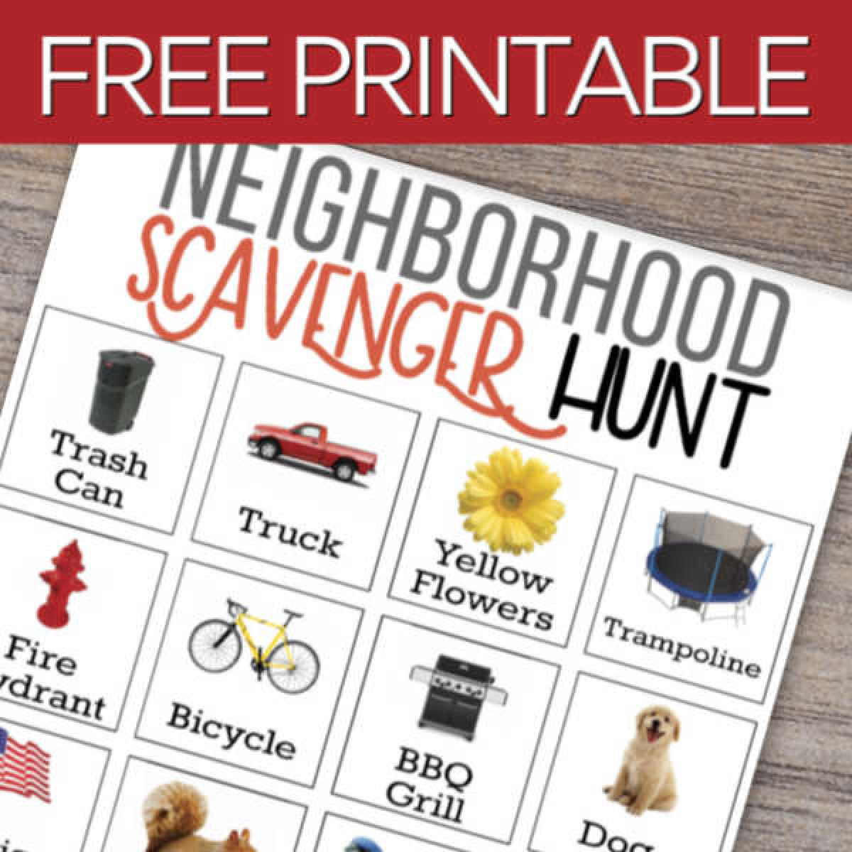 Are the kids bored? Try this fun Neighborhood scavenger hunt for kids. Get your free printable and get started with this neighborhood scavenger hunt. Are the kids bored? Try this fun Neighborhood scavenger hunt for kids. Get your free printable and get started with this neighborhood scavenger hunt.