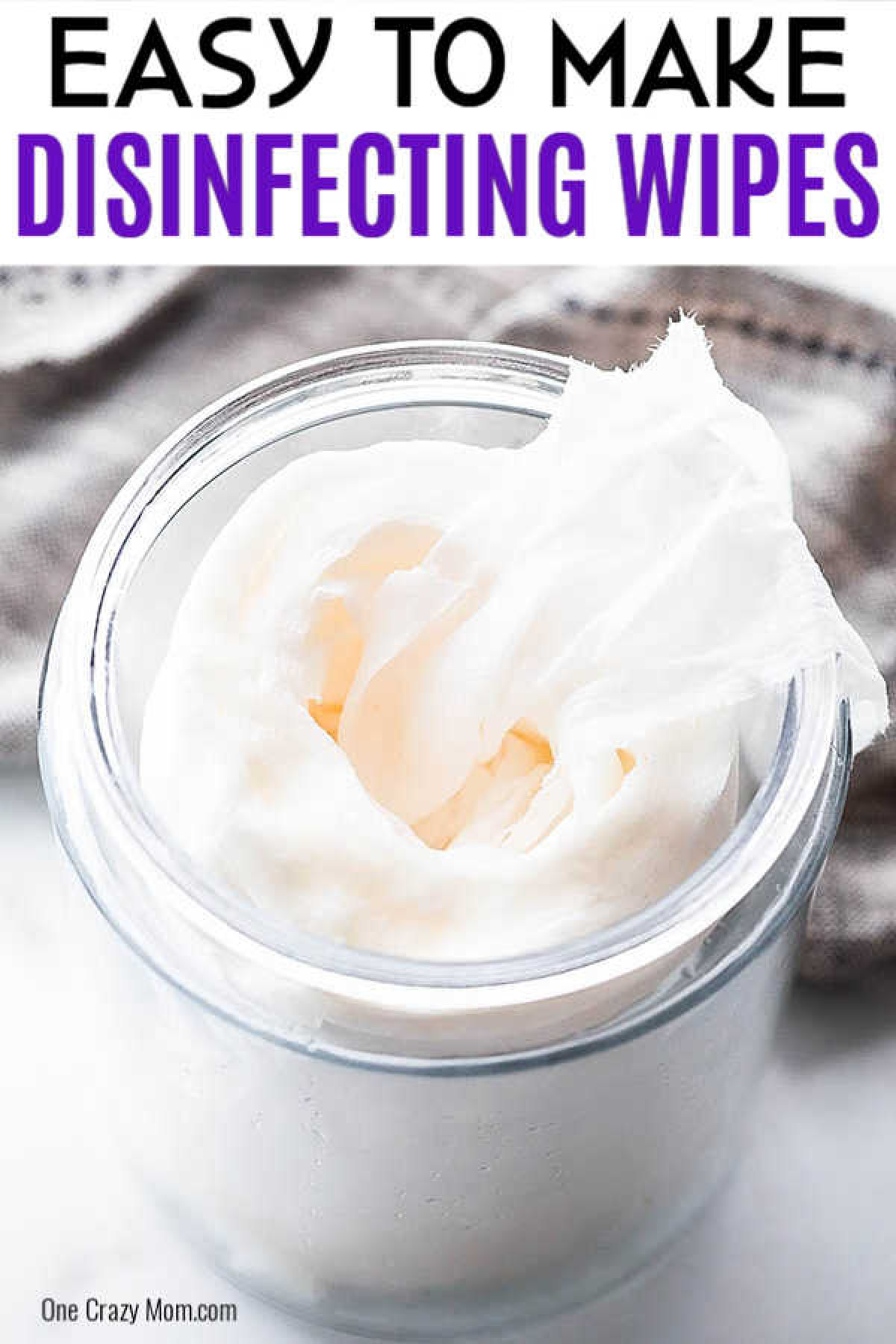 Try making DIY Disinfecting Wipes for a fraction of the price of store bought wipes. These are very simple to make and work great! Try making DIY Disinfecting Wipes for a fraction of the price of store bought wipes. These are very simple to make and work great!