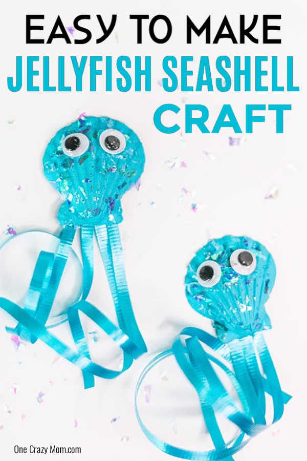 This DIY Jellyfish Seashell Craft is the perfect craft to do during the summer. Keep the kiddos busy with this inexpensive and simple seashell craft. This DIY Jellyfish Seashell Craft is the perfect craft to do during the summer. Keep the kiddos busy with this inexpensive and simple seashell craft.
