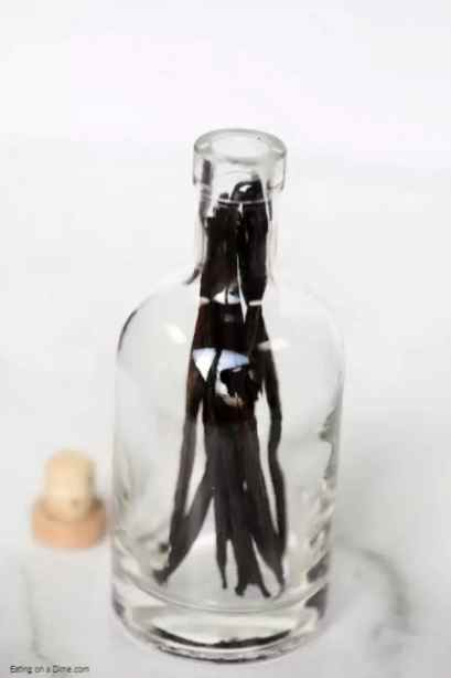 vanilla extract in a jar