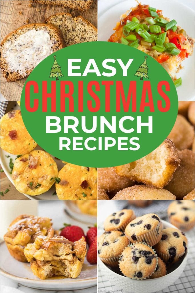 Check out our favorite quick and easy Christmas brunch recipes for the holidays. A lot of these recipes you can make ahead and are great for a crowd too. These delicious Christmas breakfast recipes are quick and some are even made in a crock pot. You will love these sweet and savory recipes. #onecrazymom #christmasrecipes #brunchrecipes #breakfastrecipes