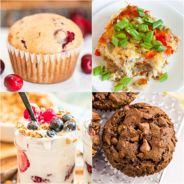 Check out our favorite quick and easy Christmas brunch recipes for the holidays. A lot of these recipes you can make ahead and are great for a crowd too. The Christmas breakfast recipes are quick and some are even made in a crock pot. You will love these sweet and savory recipes. #onecrazymom #christmasrecipes #brunchrecipes #breakfastrecipes