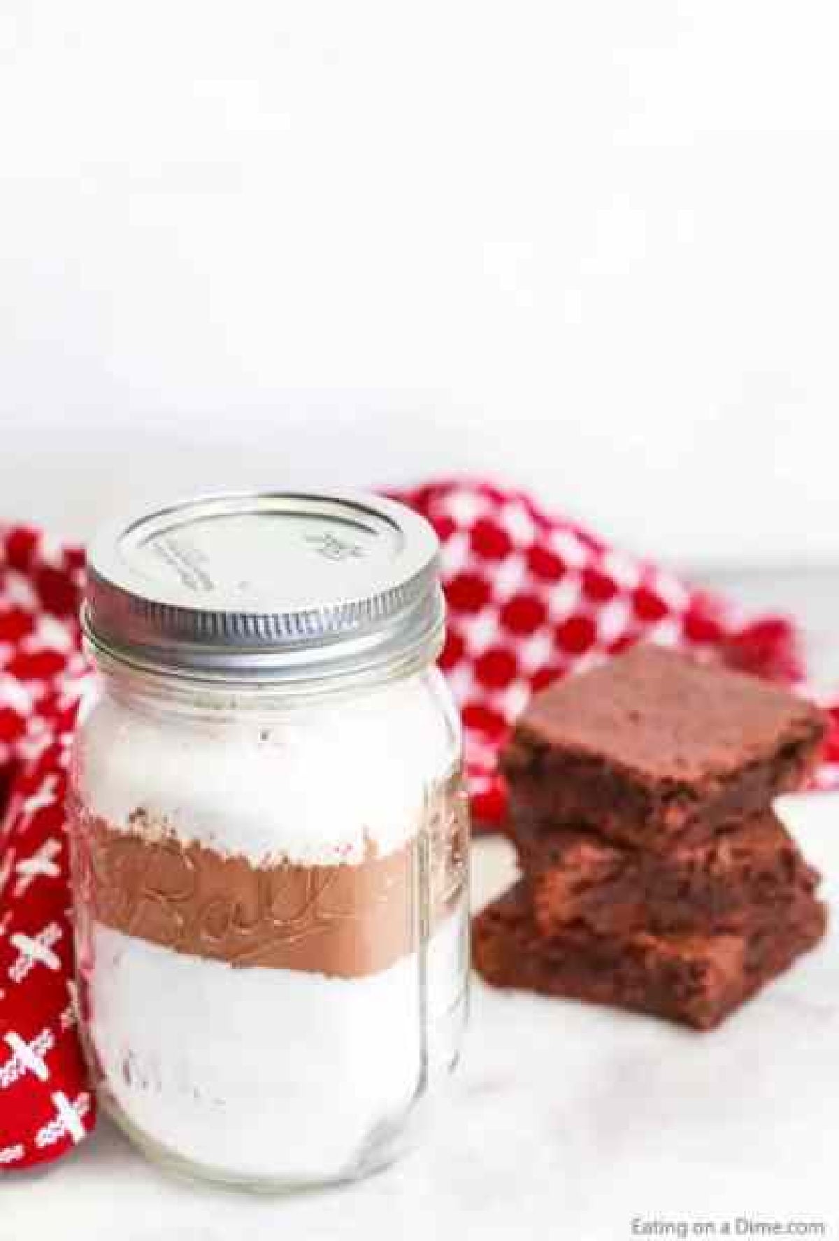 brownie mix in a jar.