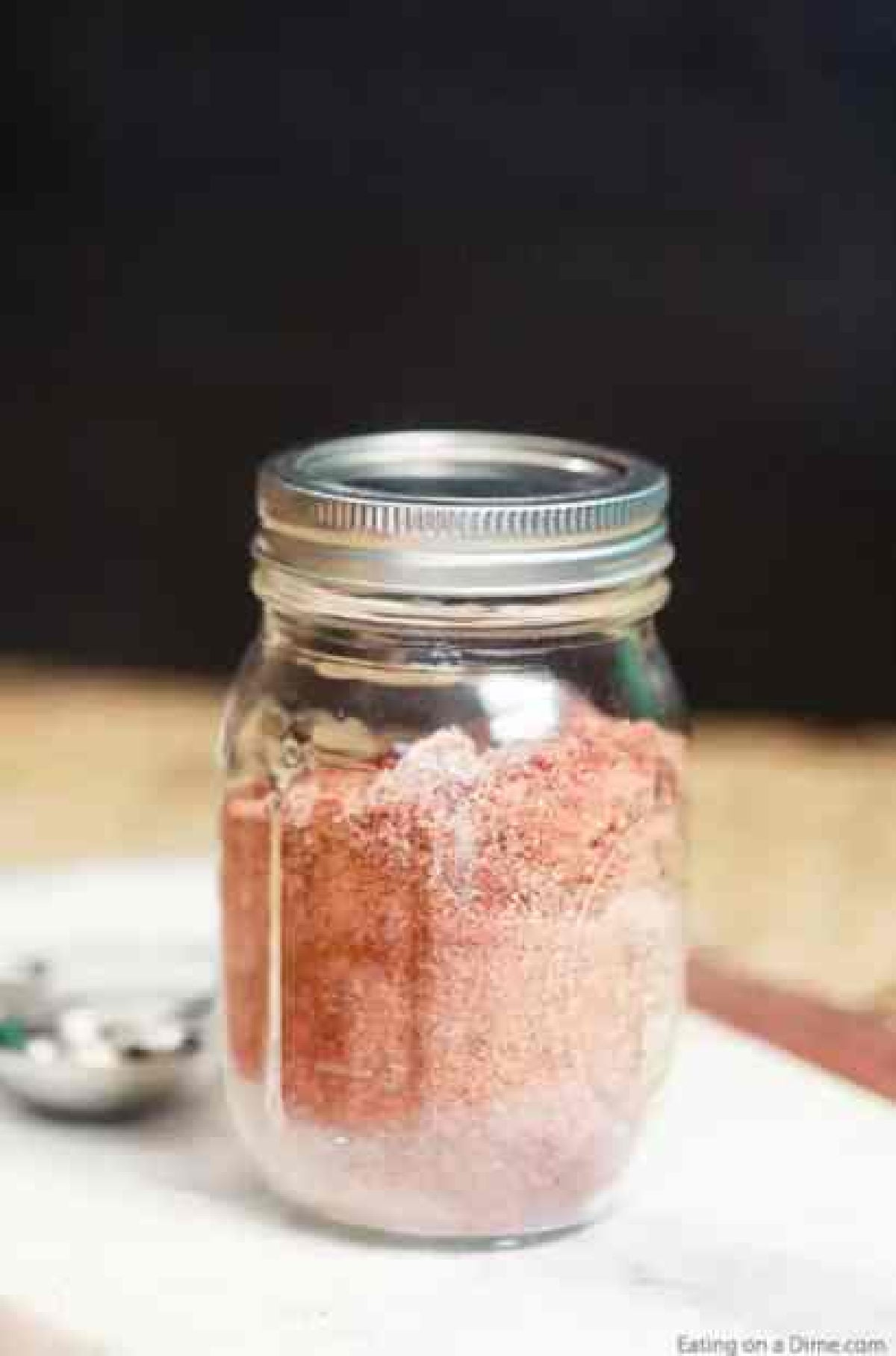 taco seasoning in a jar.