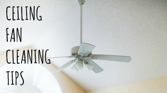 Ceiling fan in a room.