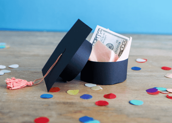 Graduation gift box diy.