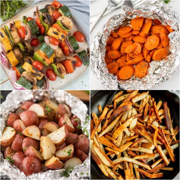 21 of the Best Grilled Vegetables you have to try. Learn how to grill vegetables for an easy and delicious side dish. You will love these simple and healthy grilled vegetable recipes. Learn how to grill vegetables in foil and directly on the grill too. #onecrazymom #grillingrecipes #vegetablerecipes #sidedishrecipes #recipes