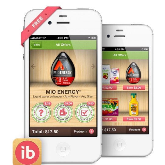 How to save money with ibotta. Photo of phone.