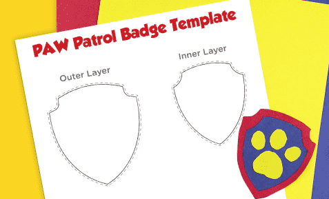 Paw Patrol badge.