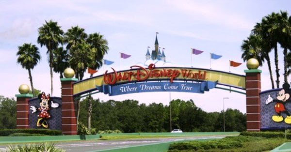 Disney World entrance.