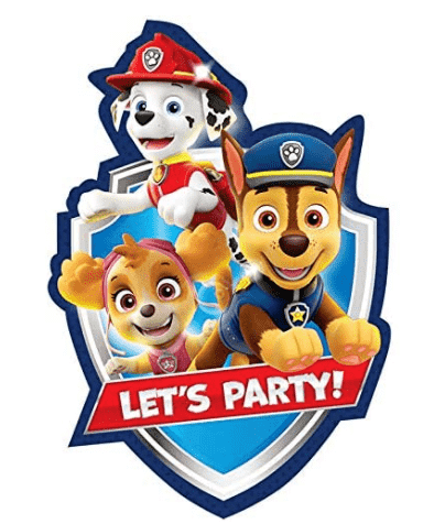 Paw Patrol Invitations
