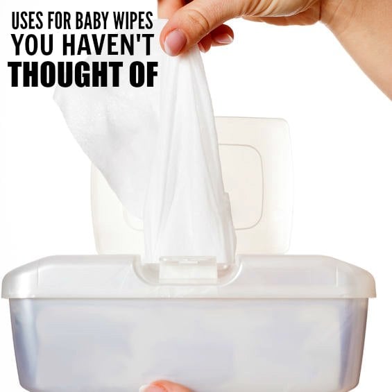 Check out these 7 alternative uses for baby wipes. These life hacks don't cost much and use baby wipes. You may want to grab an extra pack today! Baby wipes in a tub.