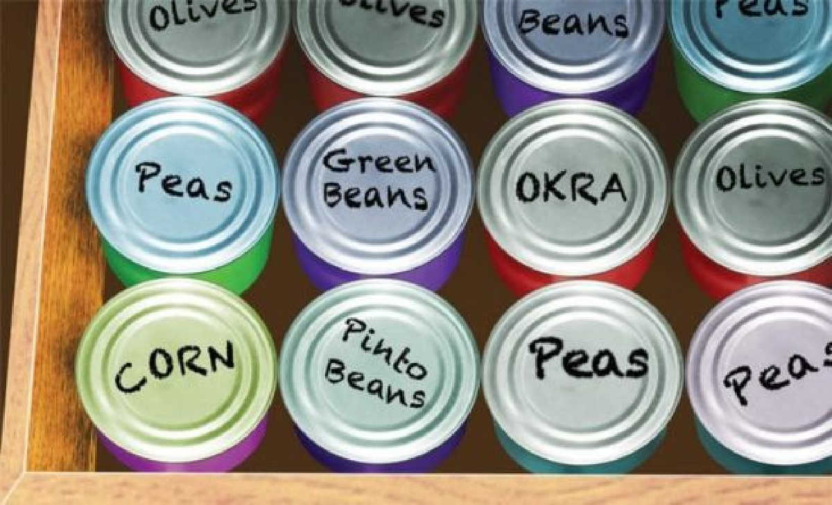 Learn how to organize canned food with these easy canned food storage ideas. Over 15 canned food storage hacks that will get your pantry in order.