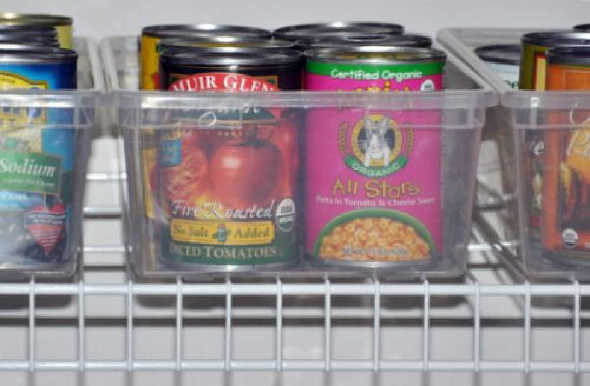 Learn how to organize canned food with these easy canned food storage ideas. Over 15 canned food storage hacks that will get your pantry in order.