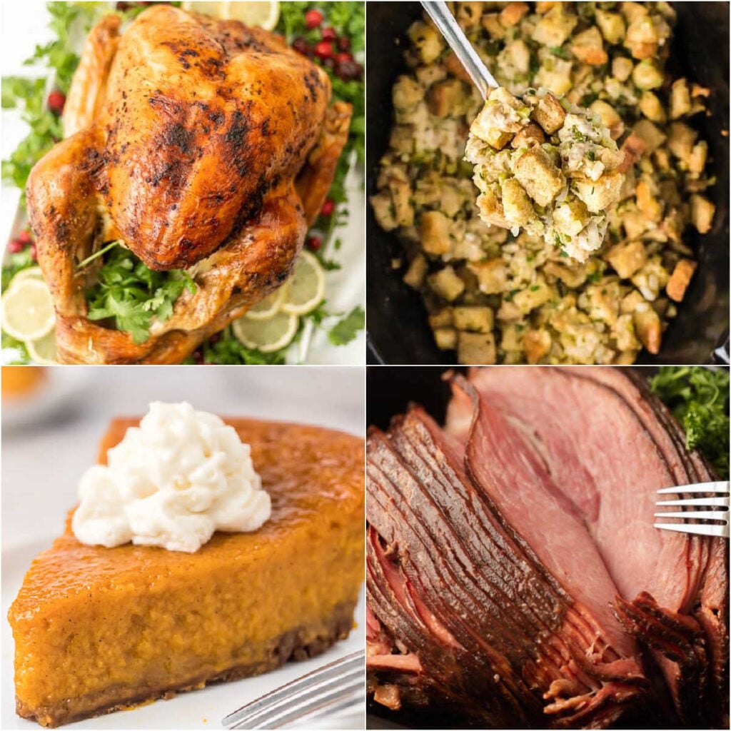 Try these delicious Thanksgiving side dishes and Thanksgiving dessert recipes. Easy Thanksgiving Recipes you will love and they are quick and easy to make too! This list include main dishes, side dishes, appetizers and desserts so you can easily make a full meal. This list includes easy crock pot recipes too and recipes that are great for adults and for kids too. #onecrazymom #thanksgivingrecipes #easyrecipes