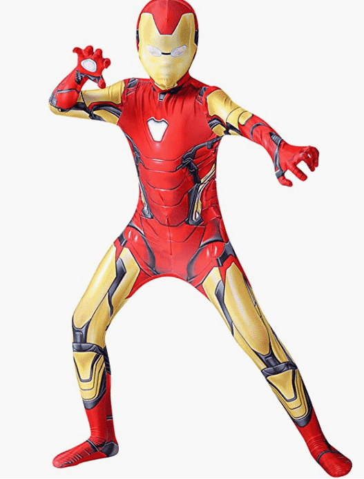 Iron man costume with mask
