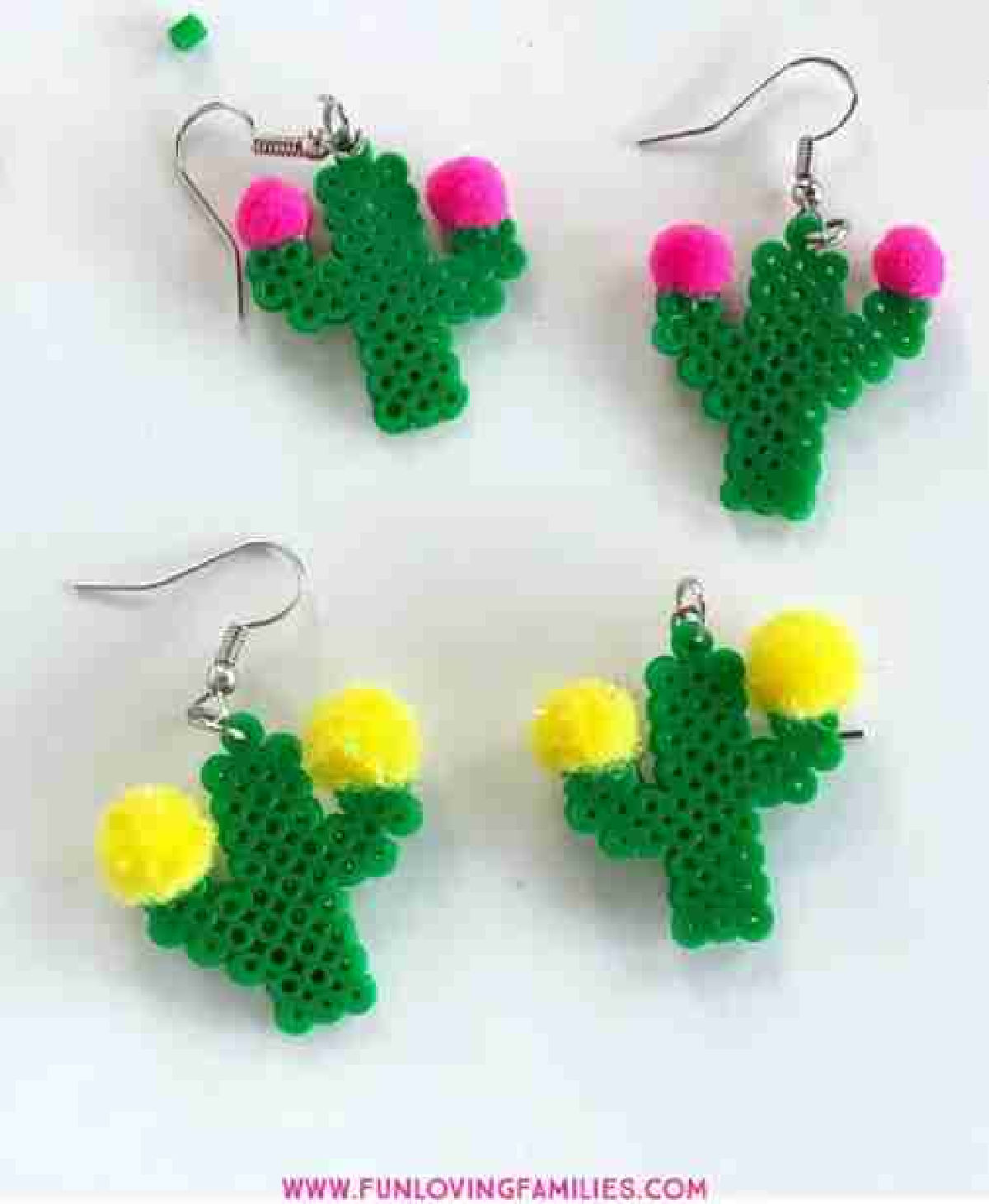 Pair of Cactus Earrings.