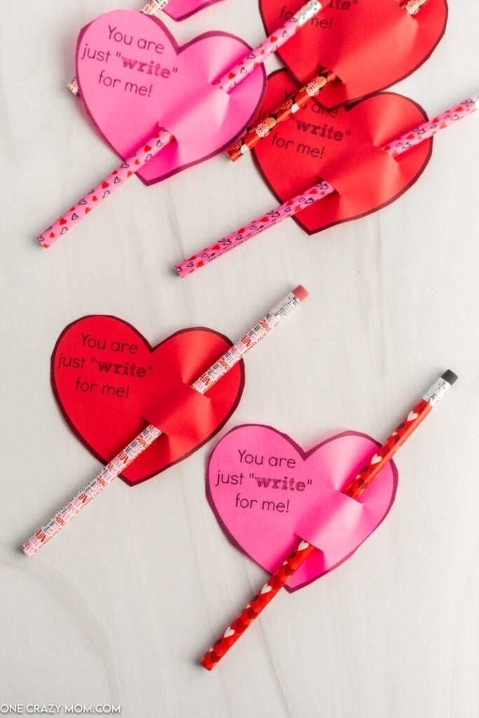 You are just write for me valentine with pencil.