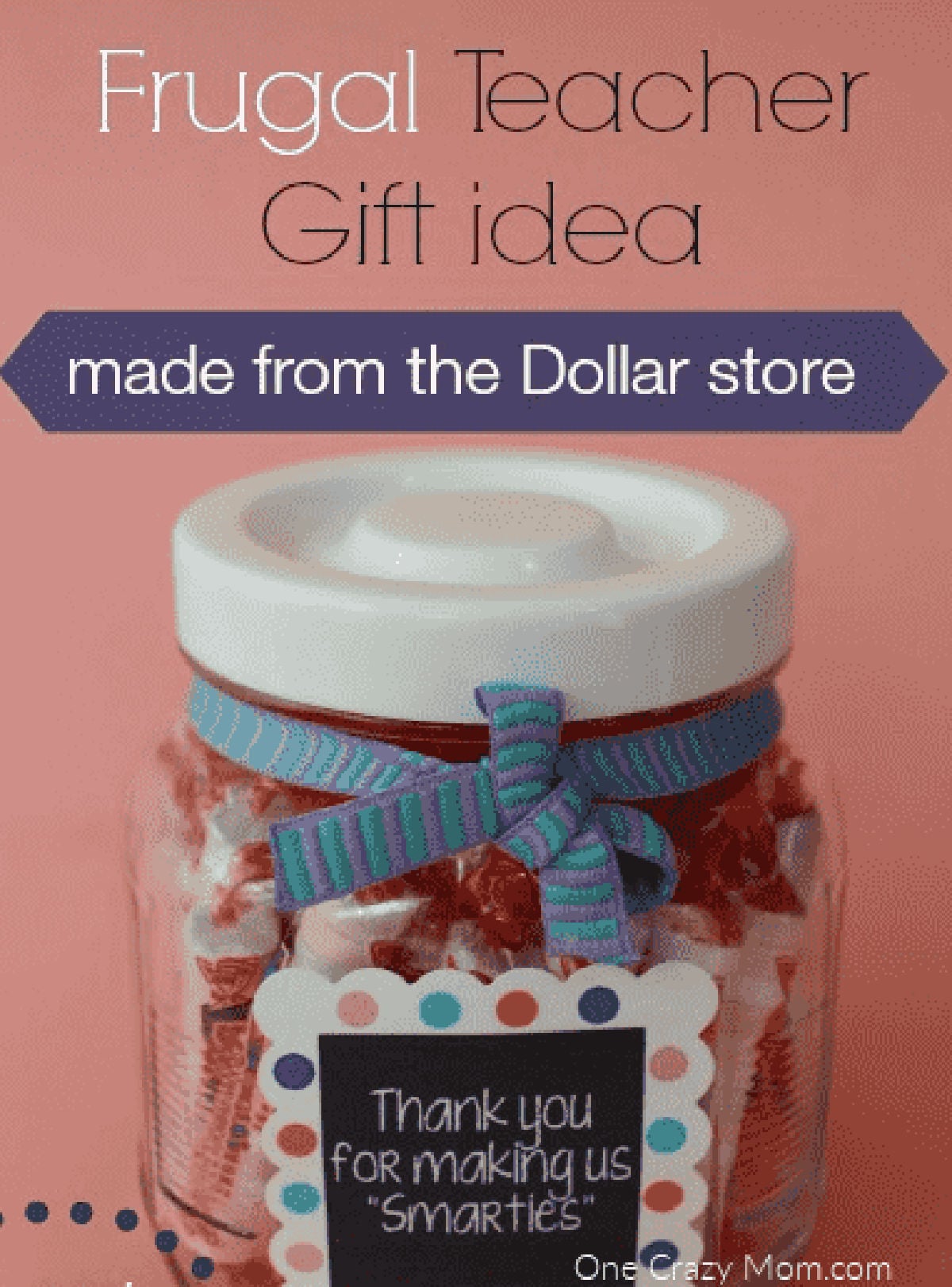 Thank you for making us smarties jar with candy.