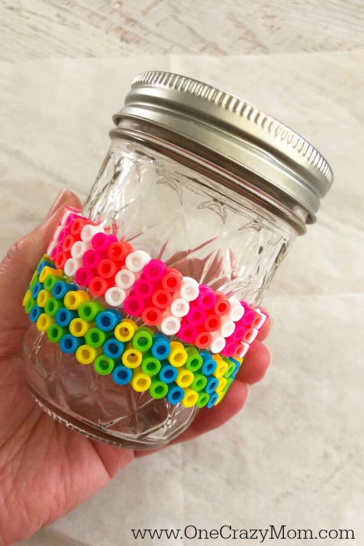 Bracelets on jar being shaped and cooling. 