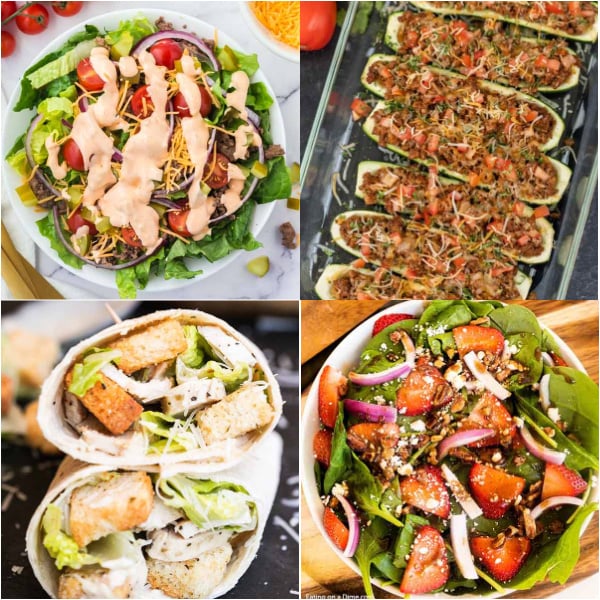 35 Healthy Lunch Recipes the entire family will love and are easy to make too. If you are trying to eat healthier, these lunch ideas are quick and easy. You will love these healthy lunch ideas that are perfect for at home or at work too! #onecrazymom #lunchrecipes #healthyrecipes