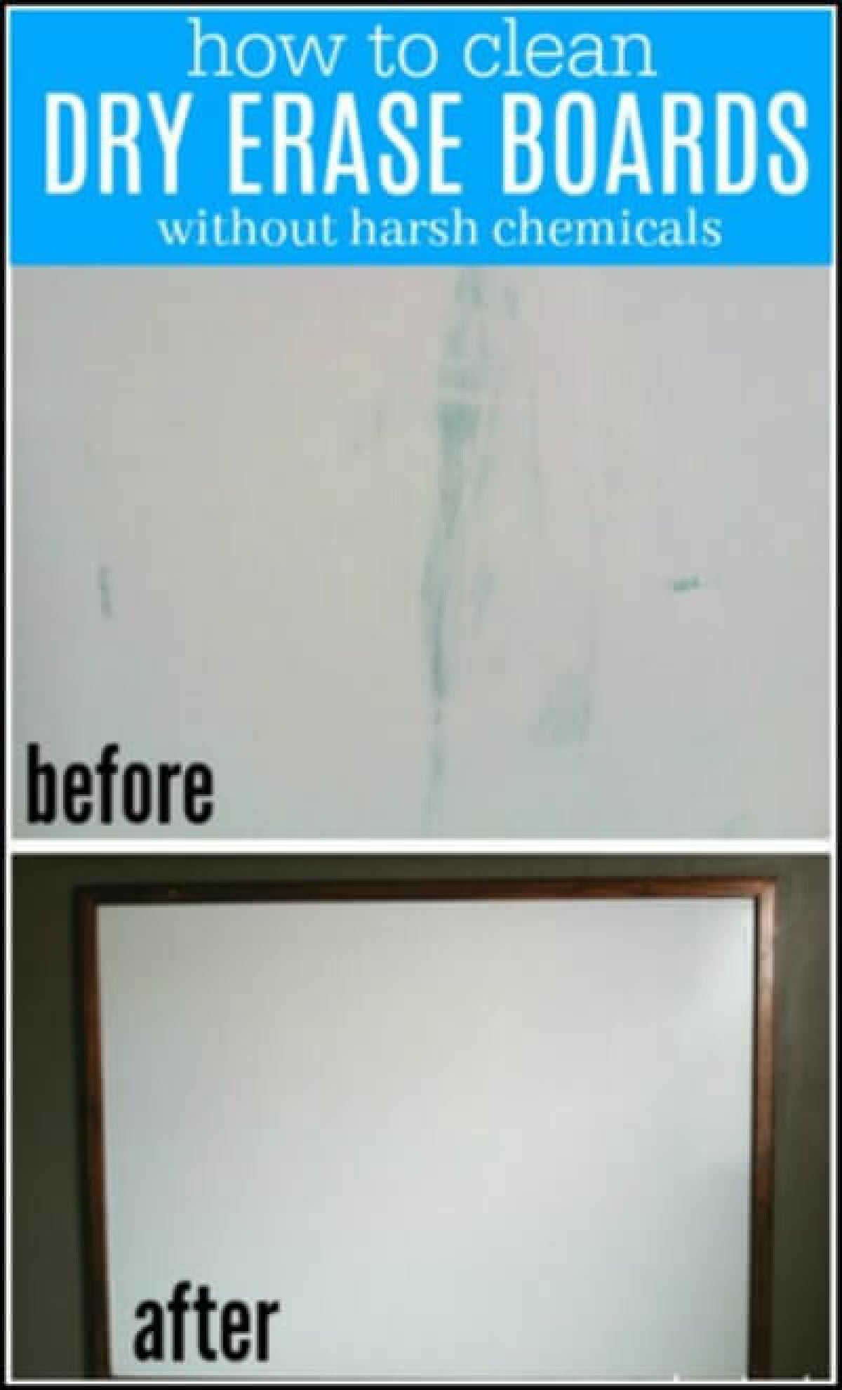 How to Clean a Dry Erase Board - 2 easy methods to easily get your dry erase board clean! You probably already have these items in your house. Once you know to clean dry erase board, it's so easy and budget friendly. How to Clean a Dry Erase Board - 2 easy methods to easily get your dry erase board clean! You probably already have these items in your house. Once you know to clean dry erase board, it's so easy and budget friendly.