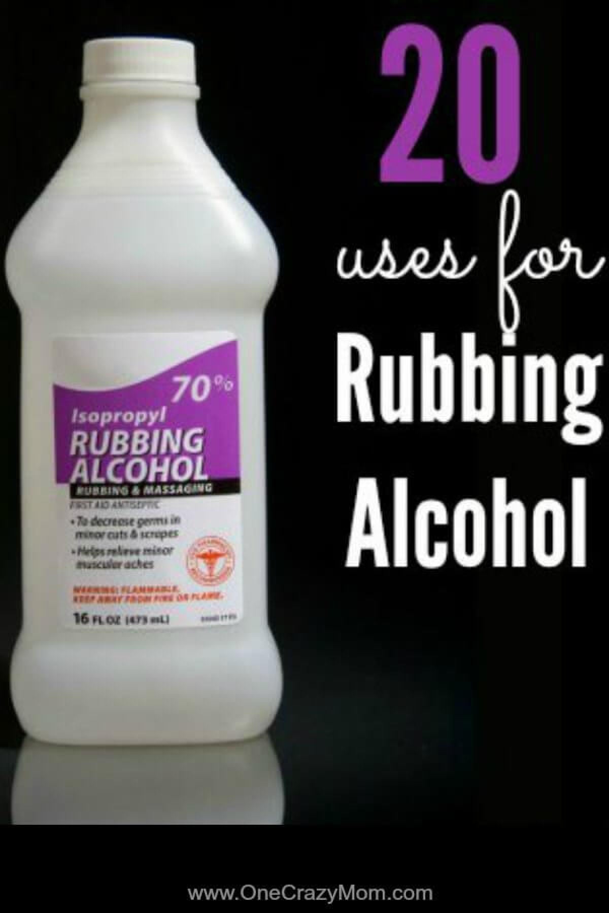 Here are some common Rubbing Alcohol Uses to help you save money. I think you will be surprised with these Rubbing Alcohol Uses. 20 ways to use rubbing alcohol that will save you time and money! Bottle of rubbing alcohol.