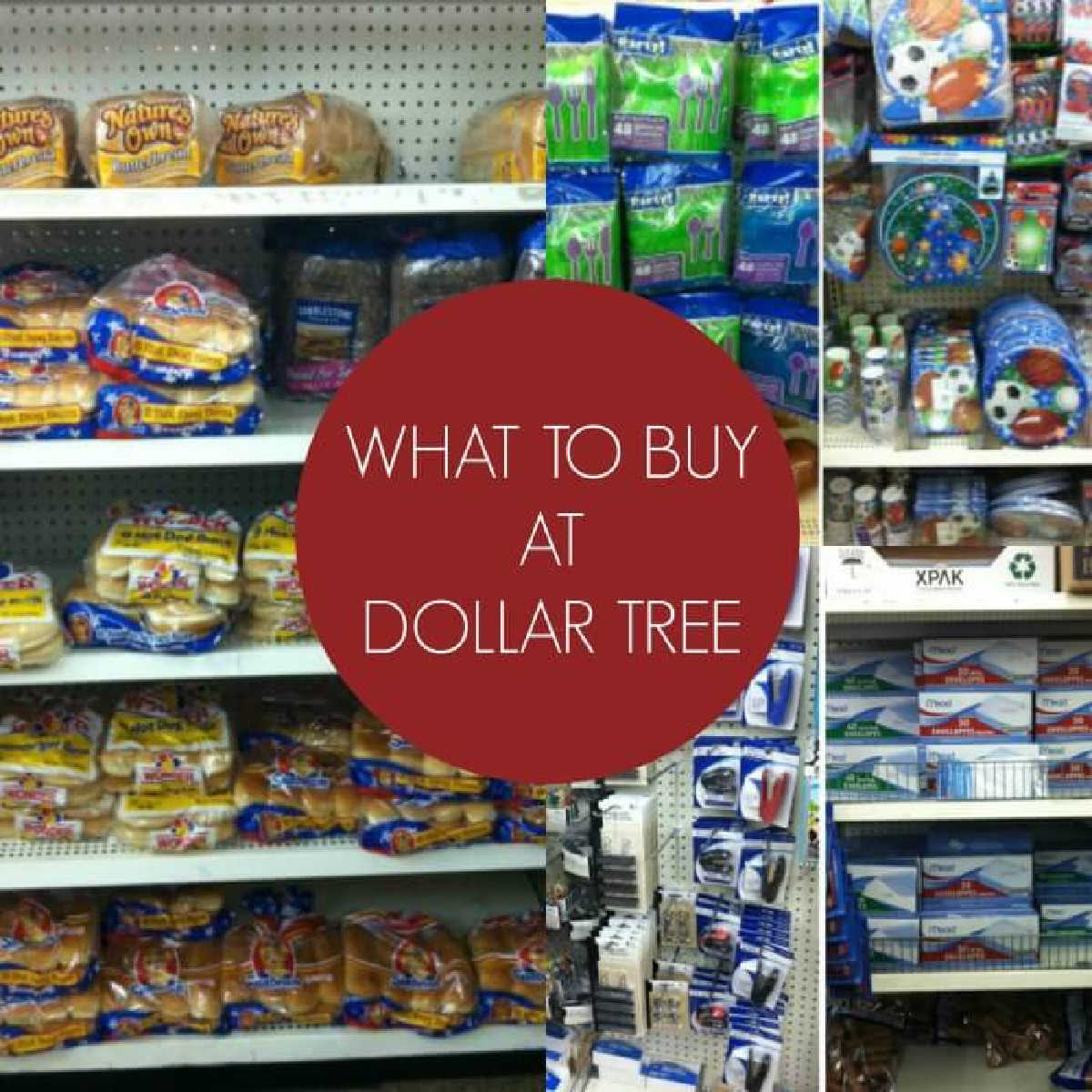 Find out the best things to buy at Dollar Tree store. Find the top 21 items here to buy that will save you cash at Dollar Tree store. Lots of great ideas! Collage of dollar tree items on shelves.