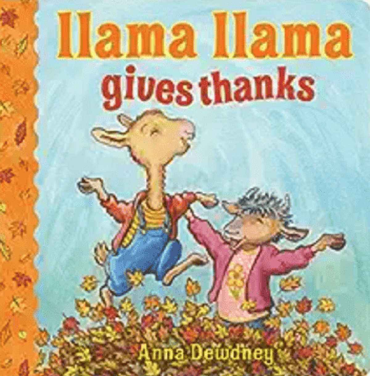 Llama llama give thanks book.