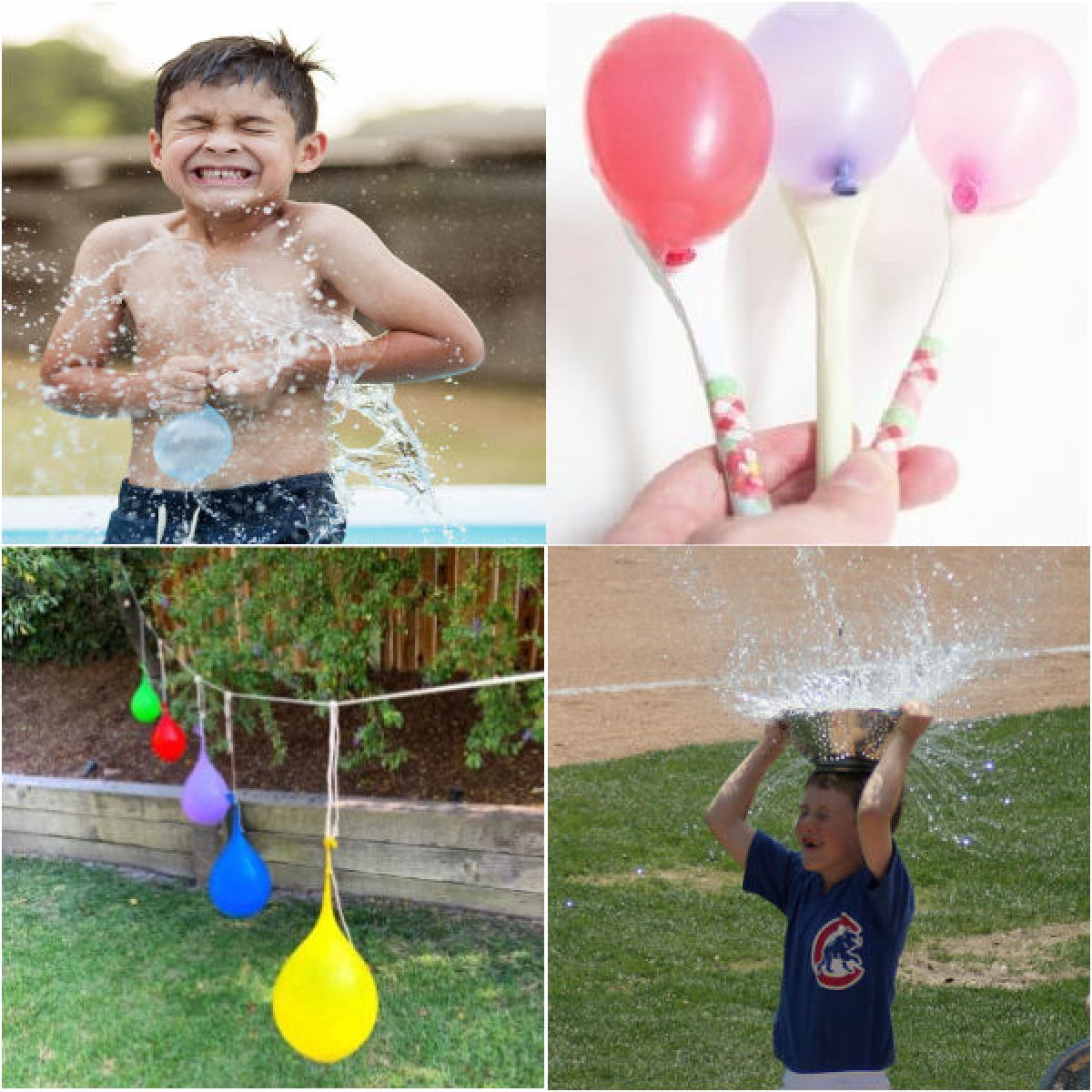 Cool down during the summer with 25 water balloon games for you and your kids! Spend the season doing fun games with water balloons in your backyard or park. These easy and fun games are perfect for preschoolers, teens, groups, parties and more. #onecrazymom #waterballoongames #waterballoons